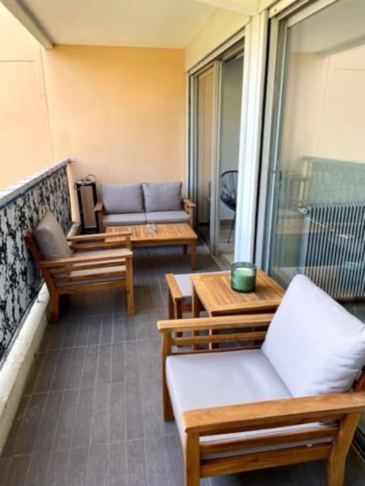 Appartement En Residence Avec Piscine, Cinema Ница Екстериор снимка